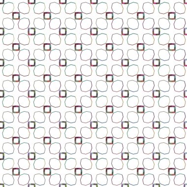 Geometrik süslemeli vektör deseni. Kusursuz tasarım dokusu 