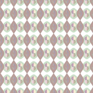 Geometrik süslemeli vektör deseni. Kusursuz tasarım dokusu 