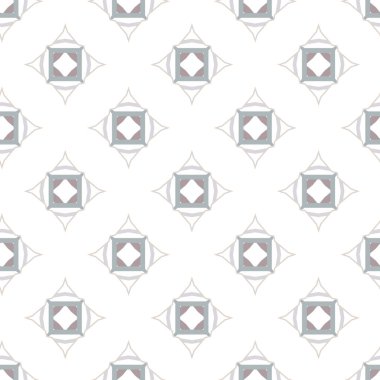Geometrik süslemeli vektör deseni. Kusursuz tasarım dokusu