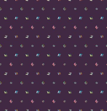 Geometrik süslemeli kusursuz desen. vektör illüstrasyonu