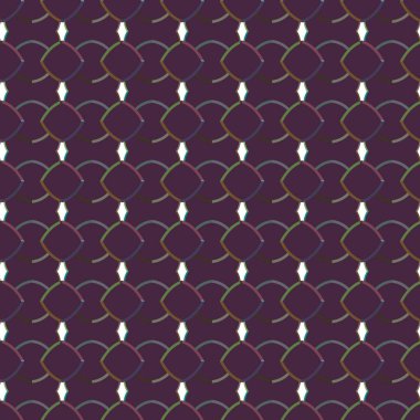 Geometrik süslemeli vektör deseni. Kusursuz tasarım dokusu 