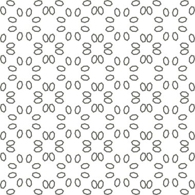 Geometrik süslemeli vektör deseni. Kusursuz tasarım dokusu 