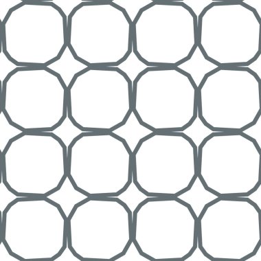 Geometrik süslemeli vektör deseni. Kusursuz tasarım dokusu 
