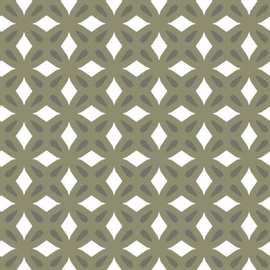 Geometrik süslemeli vektör deseni. Kusursuz tasarım dokusu