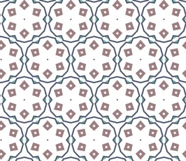 Geometrik süslemeli vektör deseni. Kusursuz tasarım dokusu 