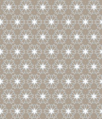 Geometrik süslemeli vektör deseni. Kusursuz tasarım dokusu 