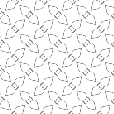 Geometrik süslemeli vektör deseni. Kusursuz tasarım dokusu 