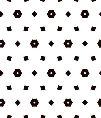 Geometrik süslemeli vektör deseni. Kusursuz tasarım dokusu 
