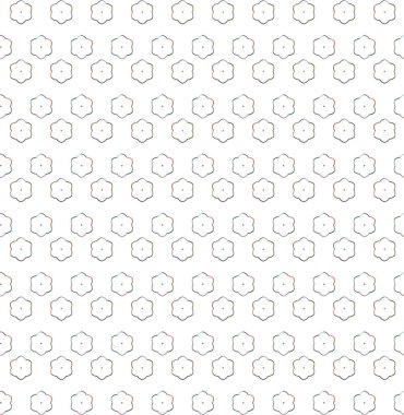 Geometrik süslemeli vektör deseni. Kusursuz tasarım dokusu 