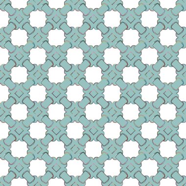 Geometrik süslemeli kusursuz desen. vektör illüstrasyonu