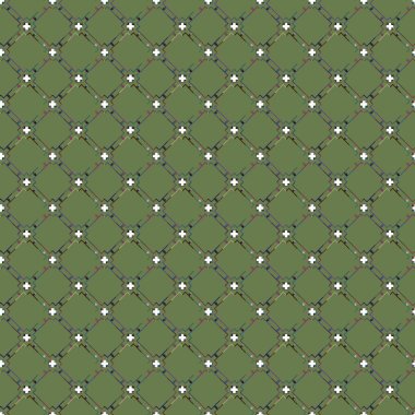 Geometrik süslemeli vektör deseni. Kusursuz tasarım dokusu 