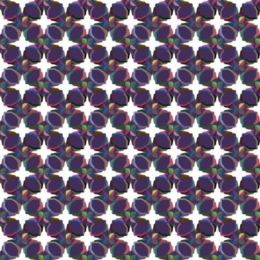 Geometrik süslemeli vektör deseni. Kusursuz tasarım dokusu 