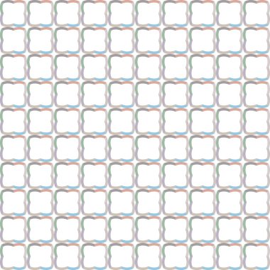 Geometrik süslemeli vektör deseni. Kusursuz tasarım dokusu 