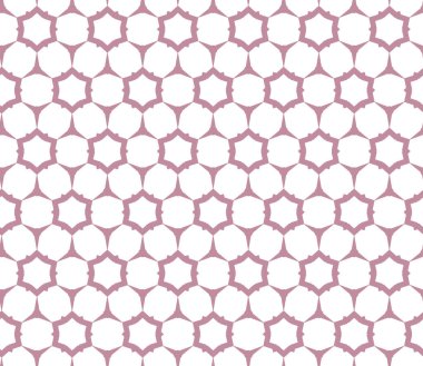 Geometrik süslemeli vektör deseni. Kusursuz tasarım dokusu