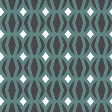 Geometrik süslemeli vektör deseni. Kusursuz tasarım dokusu 