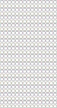 Geometrik süslemeli vektör deseni. Kusursuz tasarım dokusu 