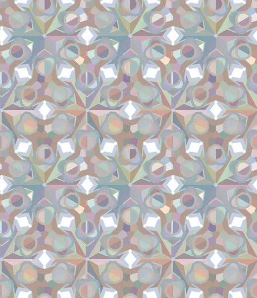 Geometrisches Ornamentales Vektormuster Nahtlose Design Textur — Stockvektor