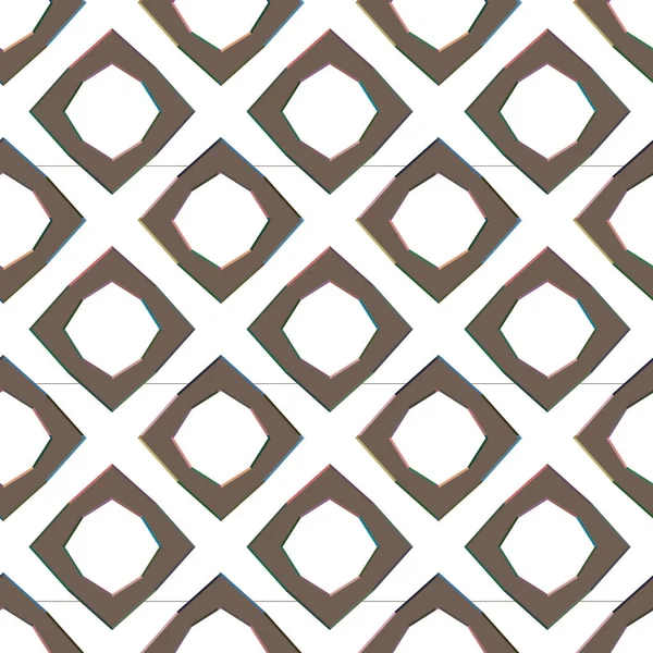 Padrão Vetorial Ornamental Geométrico Textura Design Sem Costura — Vetor de Stock