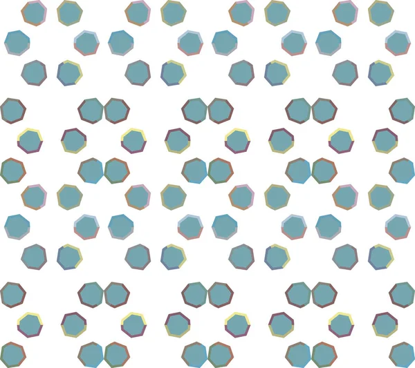 Geometrik Süslemeli Vektör Deseni Kusursuz Tasarım Dokusu — Stok Vektör