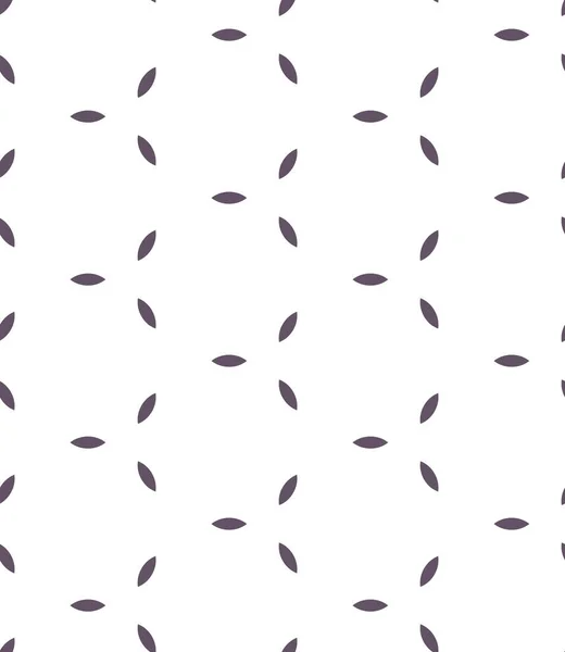 Motif Sans Couture Avec Des Fleurs Noires Blanches — Image vectorielle