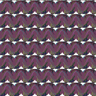 Geometrik süslemeli vektör deseni. Kusursuz tasarım dokusu 