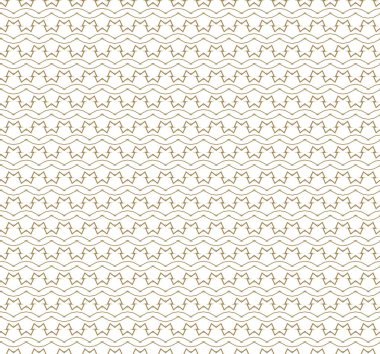 Geometrik süslemeli vektör deseni. Kusursuz tasarım dokusu 