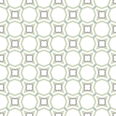 Geometrik süslemeli vektör deseni. Kusursuz tasarım dokusu 