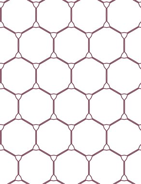 Geometrik süslemeli vektör deseni. Kusursuz tasarım dokusu 