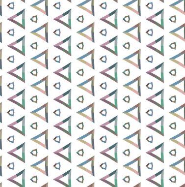 Geometrik süslemeli kusursuz desen. vektör illüstrasyonu