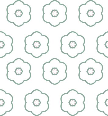 Geometrik süslemeli vektör deseni. Kusursuz tasarım dokusu 