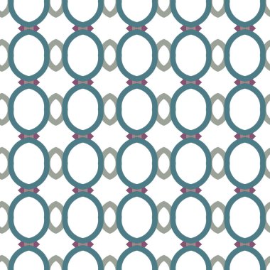 Geometrik süslemeli vektör deseni. Kusursuz tasarım dokusu 