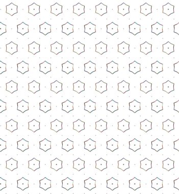 Geometrik süslemeli vektör deseni. Kusursuz tasarım dokusu 