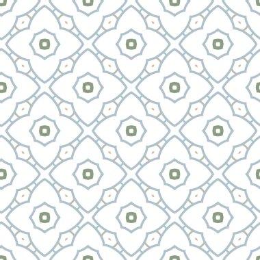 Geometrik süslemeli vektör deseni. Kusursuz tasarım dokusu 
