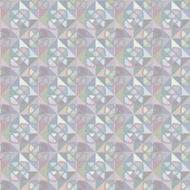 Geometrik süslemeli vektör deseni. Kusursuz tasarım dokusu