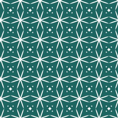 Geometrik süslemeli vektör deseni. Kusursuz tasarım dokusu
