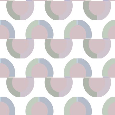 Geometrik süslemeli vektör deseni. Kusursuz tasarım dokusu 