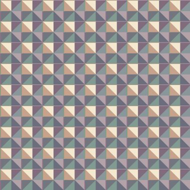 Geometrik süslemeli vektör deseni. Kusursuz tasarım dokusu 