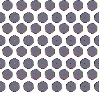 Geometrik süslemeli vektör deseni. Kusursuz tasarım dokusu 