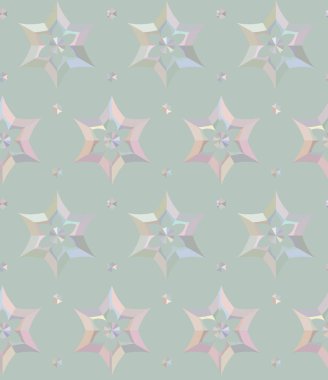 Geometrik süslemeli vektör deseni. Kusursuz tasarım dokusu 