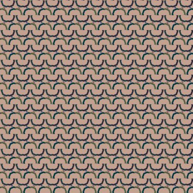 Geometrik süslemeli vektör deseni. Kusursuz tasarım dokusu 