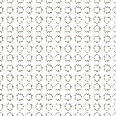Geometrik süslemeli vektör deseni. Kusursuz tasarım dokusu 