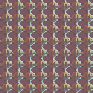 Geometrik süslemeli vektör deseni. Kusursuz tasarım dokusu 