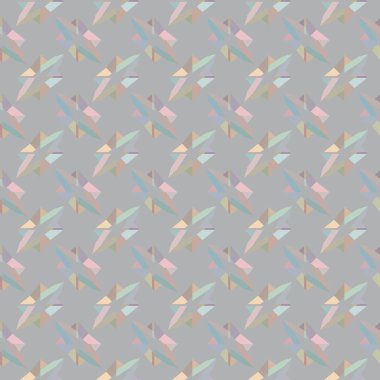 Geometrik süslemeli vektör deseni. Kusursuz tasarım dokusu 