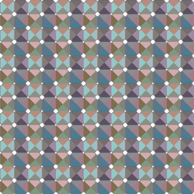 Geometrik süslemeli vektör deseni. Kusursuz tasarım dokusu