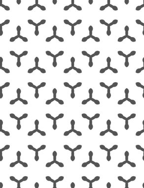 Geometrik süslemeli vektör deseni. Kusursuz tasarım dokusu 