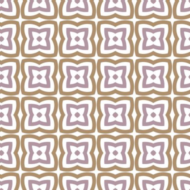 Geometrik süslemeli vektör deseni. Kusursuz tasarım dokusu 