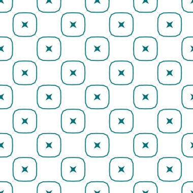 Geometrik süslemeli vektör deseni. Kusursuz tasarım dokusu 