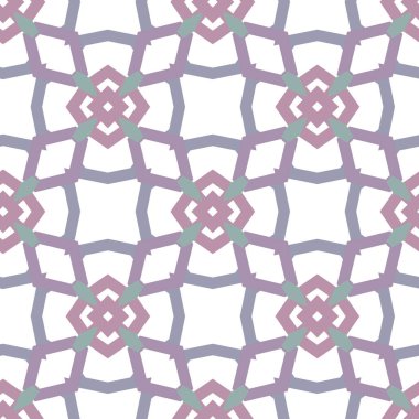 Geometrik süslemeli vektör deseni. Kusursuz tasarım dokusu 