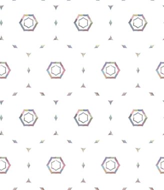 Geometrik süslemeli vektör deseni. Kusursuz tasarım dokusu 
