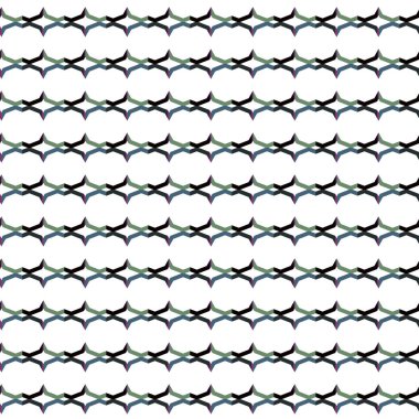 Geometrik süslemeli vektör deseni. Kusursuz tasarım dokusu 